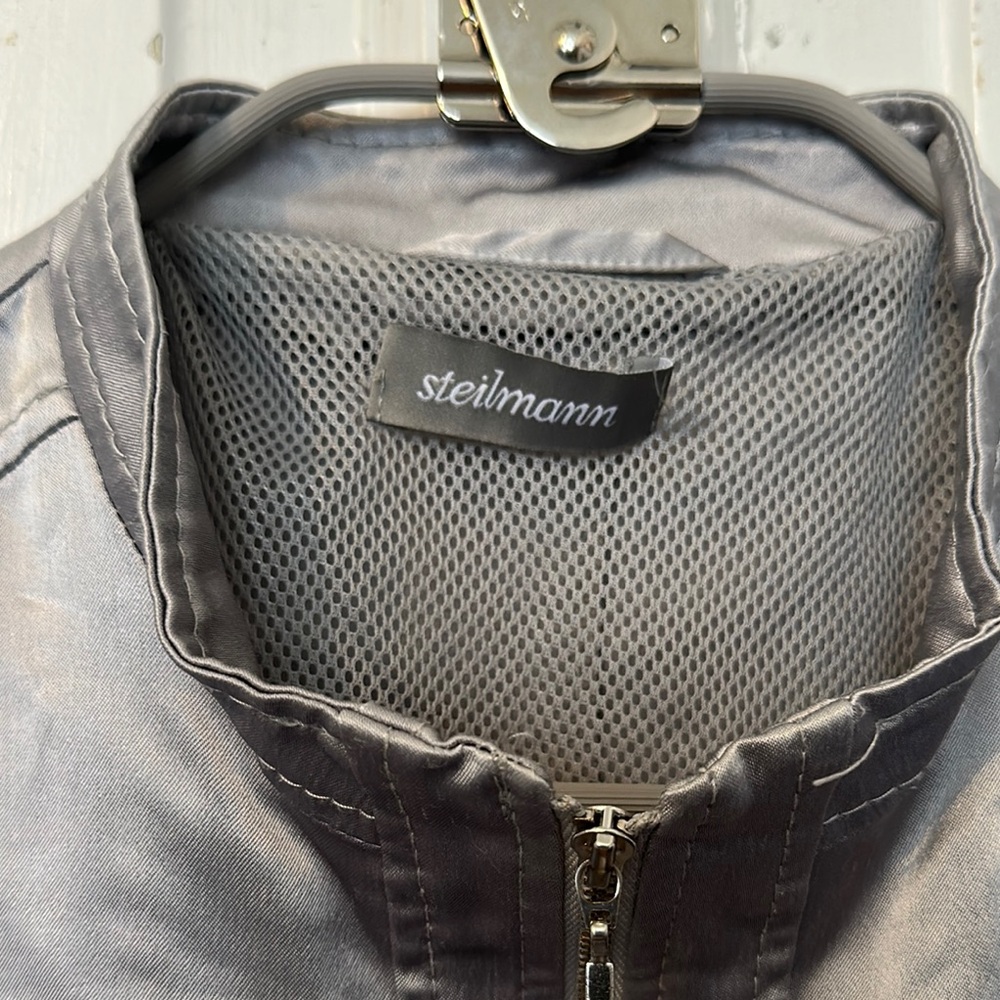 M—Silver Bomber Jacket - Picture 2 of 16